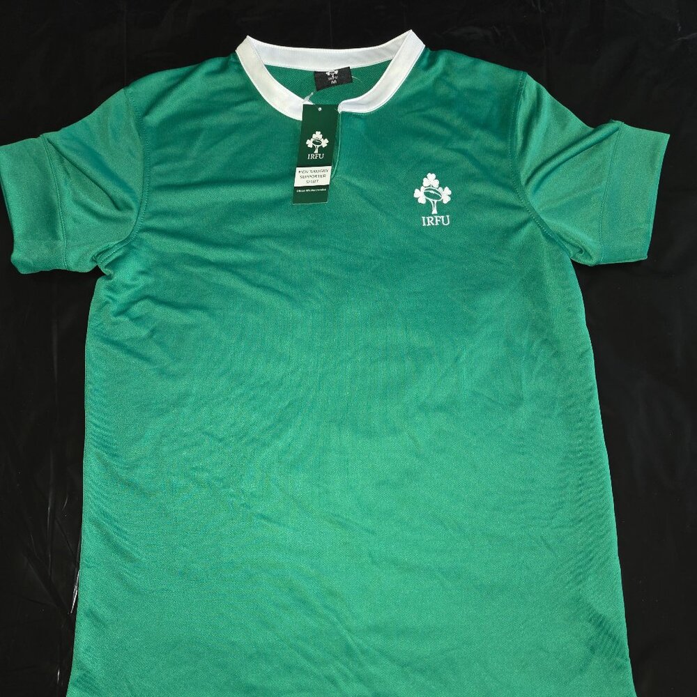 Ireland Rugby Jersey Men's IRFU Shirt World Cup Ireland Supports Shirt Size M